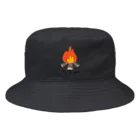 883ka75のたき火 Bucket Hat