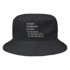 レトロサウナ37のトトノイ化学式WHITE Bucket Hat