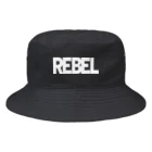 GALACTIC REBELのREBEL WHITE LOGO Bucket Hat