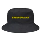 TOKYO LOGOSHOP 東京ロゴショップのBALEHENGANA -バレヘンガナ ばれへんがな-イエローロゴキャップ・ハット帽子デザイン バケットハット