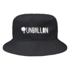 北海道シャトルラジオのUNBALLON（白） Bucket Hat