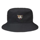 ちえまる商店のにゃーっともなちゃん Bucket Hat