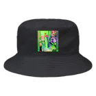 NEON LIGHT STARSのグリーンランタン マシカク Bucket Hat