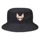 失敗を恐れるほど自惚れちゃいないZEのキラキラ猫ちゃん Bucket Hat