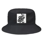 39Sのブドーターメロン(白黒) Bucket Hat