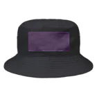 ヨープキャンが気になったの紫模様 Bucket Hat