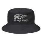 Ａ’ｚｗｏｒｋＳのFLAME HEAD WHT Bucket Hat