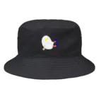 CHIMNEY雑貨店のおすわり二頭身おばけ Bucket Hat