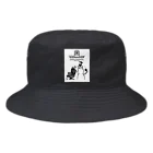 月詩のbarber shop Bucket Hat