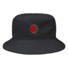 Makaroni_Zのお店の西半球 ブラック Bucket Hat