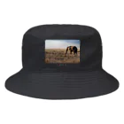 paweyetailの大草原の大きなゾウ Bucket Hat