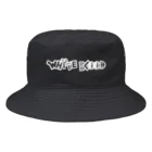 WHiTE BLOODのLOGO WHiTE Bucket Hat