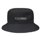 YOGI RABBITS(ヨガのあるうさぎの暮らし)のYOGI RABBITS LOGO Bucket Hat