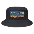 にく、ましましで。の部屋ドット絵 Bucket Hat