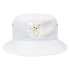 Milkoftheguineapigの白猫 Bucket Hat