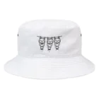 いそまみのりの干されているたぬき Bucket Hat