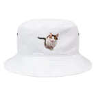 桃くるみSHOPの遊んでにゃん Bucket Hat