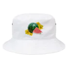 cheat omeletteのスイカの花 Bucket Hat