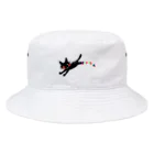 かまくらまいのくつしたくろねこ Bucket Hat