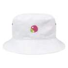 ジビエ屋のゆるマガタマ（黄緑×ピンク） Bucket Hat