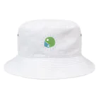 ジビエ屋のゆるマガタマ（水色×黄緑） Bucket Hat