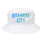 JIMOTO Wear Local Japanの北秋田市 KITAAKITA CITY バケットハット