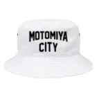 JIMOTOE Wear Local Japanの本宮市 MOTOMIYA CITY Bucket Hat