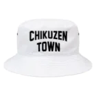 JIMOTOE Wear Local Japanの筑前町市 CHIKUZEN CITY Bucket Hat