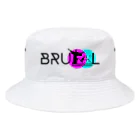 クダマツ ヒロシ（9DAMATS）の『BRUTAL』ノーマルロゴ Bucket Hat