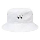 アヤノチャン ノ オミセのなんともいえないかお (くろめ) Bucket Hat