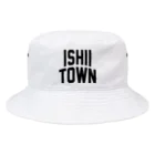 JIMOTOE Wear Local Japanの石井町 ISHII TOWN Bucket Hat