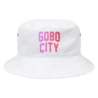 JIMOTOE Wear Local Japanの御坊市 GOBO CITY Bucket Hat