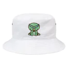 segasworksのトリケラちゃん（お座り正面） Bucket Hat