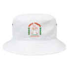 中華呪術堂（チャイナマジックホール）の【前プリント・赤緑】ハンドパワー Bucket Hat