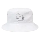 パワショップのちからつよ犬 Bucket Hat