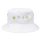 かぼすだちのお店のかわいい植物 Bucket Hat