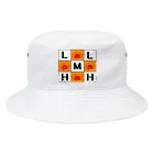 リコリス・曼珠沙華・ヒガンバナのL.M.Hロゴ2 Bucket Hat
