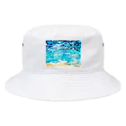 Laugh Rain LaboのHealing sea_am Bucket Hat