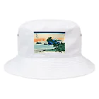 寿めでたや(ukiyoe)のUKIYOE FUJIYAMA　北斎_冨嶽三十六景　甲州伊沢暁 Bucket Hat