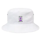 KIKITEKI_LABORATORYの砂時計 紫×ピンク Bucket Hat