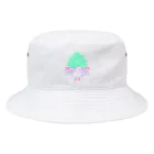 麻雀グッズ🀄️-kawaii mahjong-の麻雀🀄️一索(イーソー) Bucket Hat