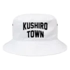 JIMOTOE Wear Local Japanの釧路町 KUSHIRO TOWN Bucket Hat