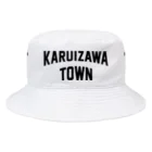 JIMOTOE Wear Local Japanの軽井沢町 KARUIZAWA TOWN バケットハット