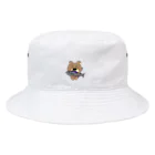 ひえぴったんのシャケとくまステッカー Bucket Hat