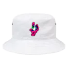 TKGのMonsterhand　pink Bucket Hat