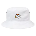 GUGUSHOPのどんぐり大好き白リス Bucket Hat