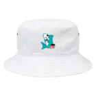 Jの居場所の初めてクッキーを食べたサメ Bucket Hat