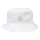 山と海のきくちみかんのまるいロゴ Bucket Hat