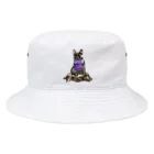 犬グッズの店しえるぶるーのマフラー犬　フレンチブルドッグ　ブリンドル Bucket Hat