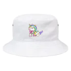 モリチエコのおすわりユニコーン Bucket Hat